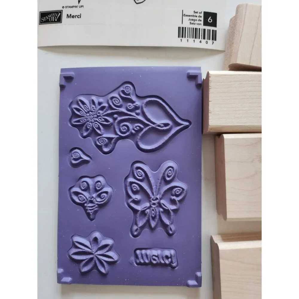 Stampin' Up! Merci / Whimsical Garden Stamp Set B24